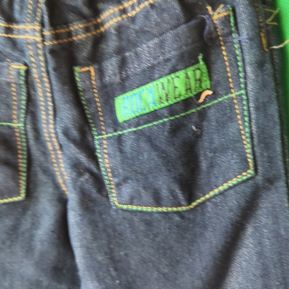 Rocawear 24 Months Fern Green Shirt & Jeans Blu 2 Piece Outfit Set New With Tags - Picture 9 of 16